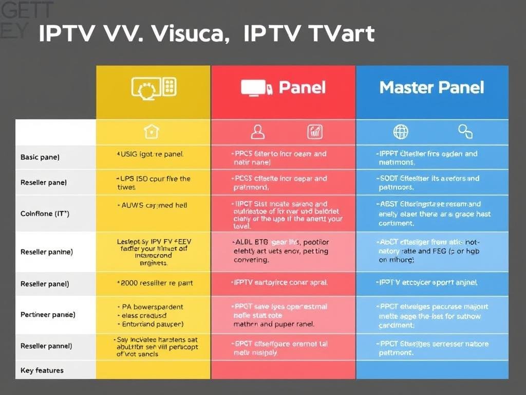 Comparaison des différents types de panels IPTV avec leurs caractéristiques distinctives Comparaison des différents types de panels IPTV avec leurs caractéristiques distinctives