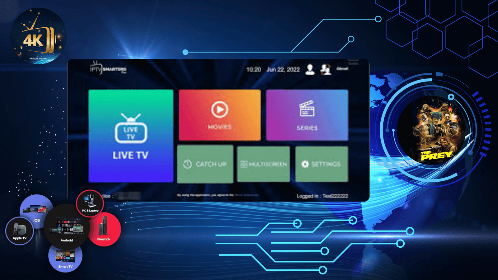 Découvrez code smarters pro, la solution de streaming 4k