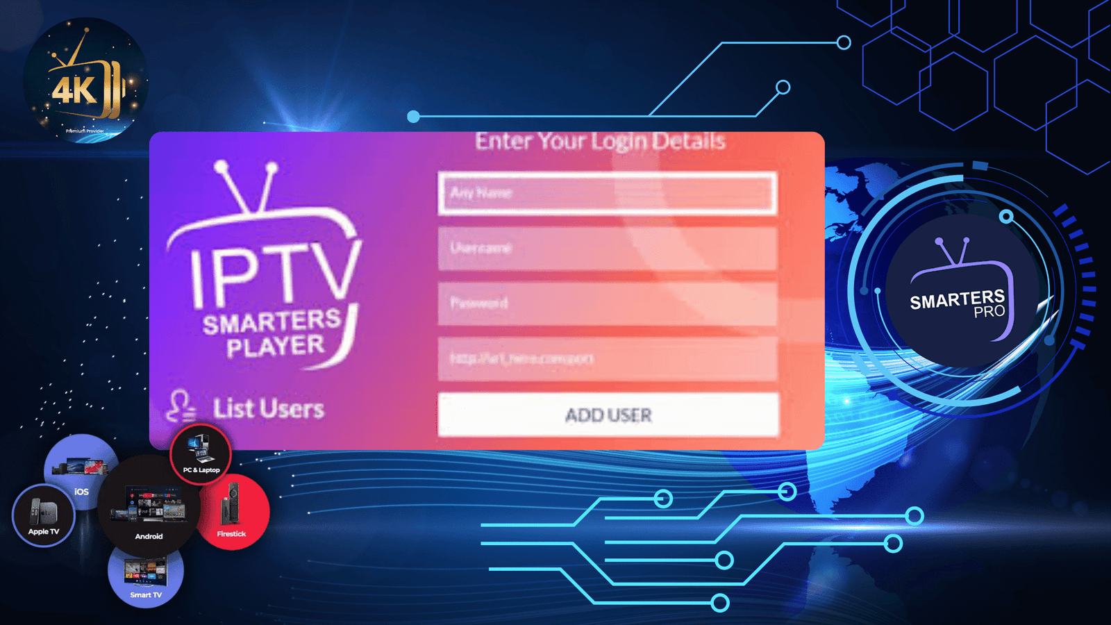 code iptv code smarters pro