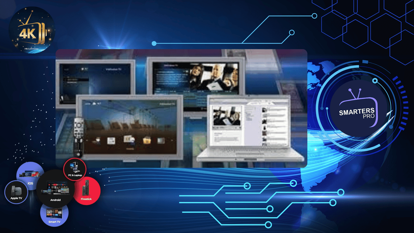 Découvrez code smarters pro, la solution de streaming 4k code smarters pro
